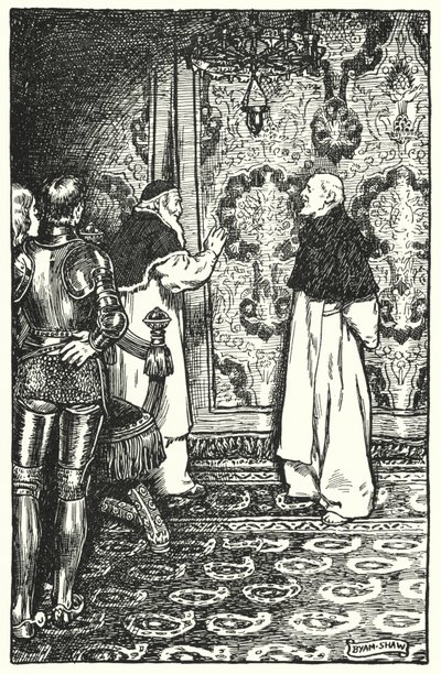 Illustration for The Cloister and The Hearth by Charles Reade by Byam (after) Shaw