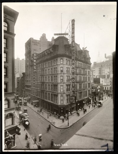View of the Grand Hotel at 31st Street and Broadway, New York by Byron Company