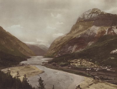 Field, British Columbia and Mount Stephen by Byron Hill Harmon
