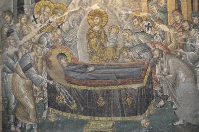Fresco Saint Saviour in Chora church, Istanbul, Turkey by Byzantine