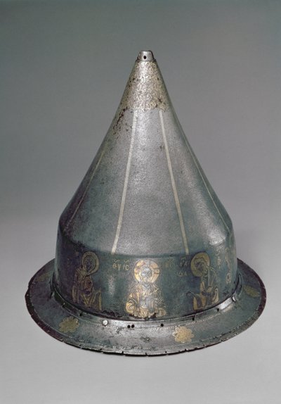 Helmet with the Deesis by Byzantine