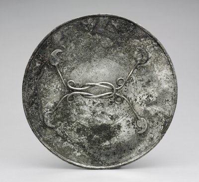 Mirror with a Handle in the Form of a Herakles Knot, c.280-400 by Byzantine Byzantine