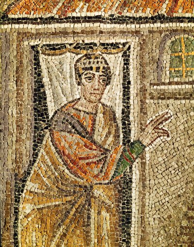 The Doorkeeper Recognizes Saint Peter (detail) by Byzantine School