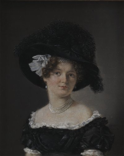 Mathilde Theresia von Irgens-Bergh, née Holsten, the Wife of Mathias Friis von Irgens-Bergh by C.A. Jensen