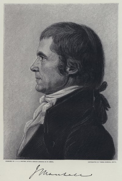 Chief Justice Marshall by C.B.J.F. de (after) Saint Memin