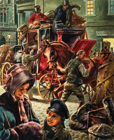 A Horse-Drawn Mailcoach by C.L. Doughty