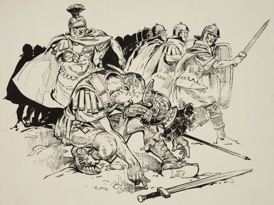 Death of Emperor Julian (331-63) by C.L. Doughty
