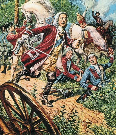 George II at the Battle of Dettingen by C.L. Doughty