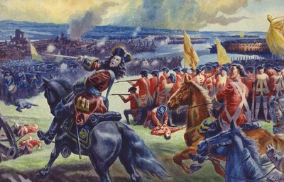 King George II at the Battle of Dettingen by C.L. Doughty