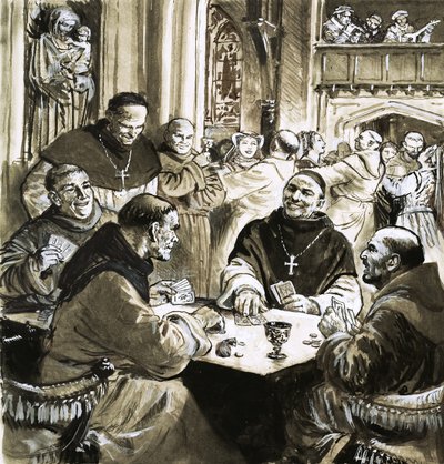 Monks and Nuns Carousing by C.L. Doughty