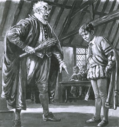 Shakespeare Being Disciplined as a Boy by C.L. Doughty