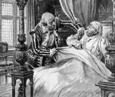 The Lord Mayor of London, annoyed to be woken by what proved to be the Great Fire of London by C.L. Doughty
