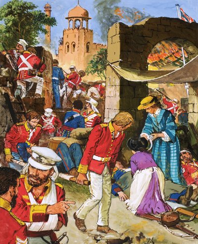 The Situation for the British Forces at Cawnpore Worsens by C.L. Doughty