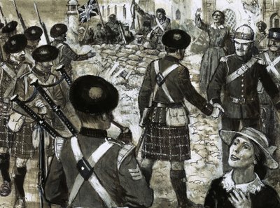 Unidentified Highlander regiment by C.L. Doughty
