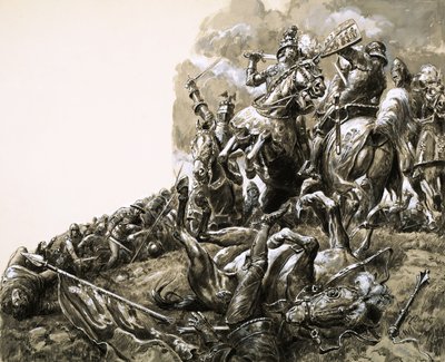 Unidentified Battle (Middle Ages) by C.L. Doughty