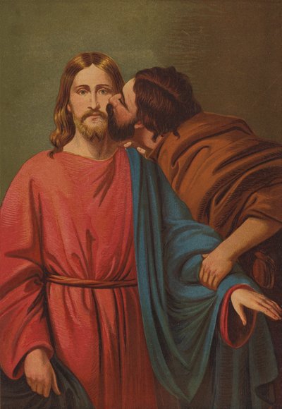 Judas betraying with a kiss by C.M. Gonne