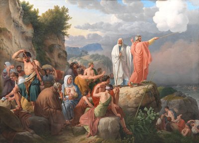 Moses Returns the Red Sea and Pharaoh