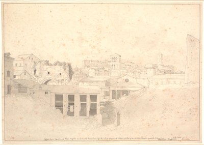 Scene at Cloaca Maxima by Christoffer Wilhelm Eckersberg