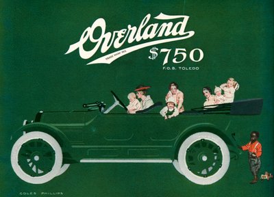 Willys-Overland Magazine Advert by C. Coles Phillips