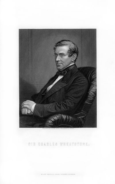 Sir Charles Wheatstone, British Inventor, 1899 by C. Cook