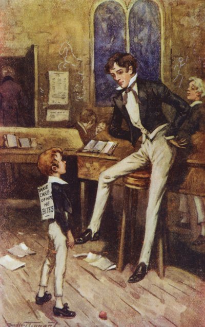 Illustration for David Copperfield by Charles Dickens by C. Dudley (after) Tennant