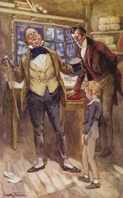 Illustration for David Copperfield by Charles Dickens by C. Dudley (after) Tennant
