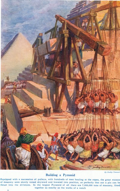 Building a Pyramid, Illustration from 