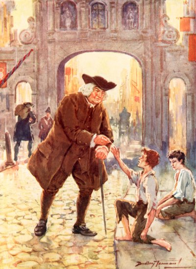The great Dr. Johnson and his humble friend by C. Dudley Tennant