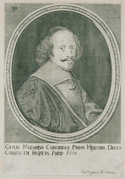 Cardinal Jules Mazarin by C. Mejssens