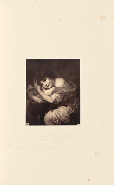 Girl with a Dove by Caldesi and Montecchi