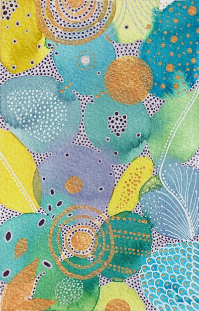 Vibrant Organic Shapes by Camille Contini