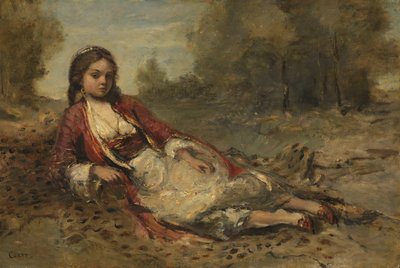 Algerian Woman by Camille Corot