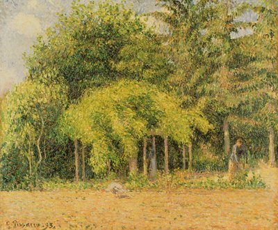 The Arbour at Eragny, 1893 by Camille Jacob Pissarro