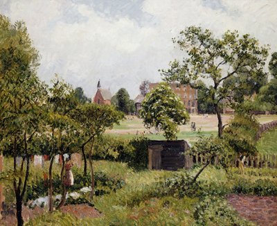 A View of Stamford Brook Common by Camille Jacob Pissarro