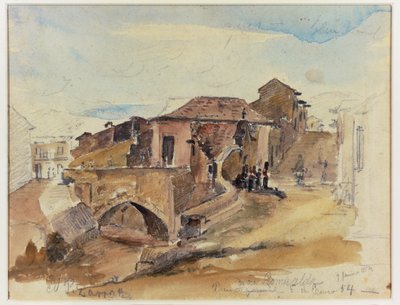 The Bridge of Dona Romualda Caracas, Venezuela 1854 by Camille Pissarro
