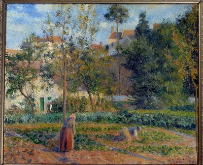 Vegetable Garden at the Hermitage, Pontoise by Camille Jacob Pissarro