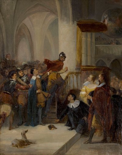 The Puritans of Scotland Old Mortality, First Half of the 19th Century by Camille Roqueplan