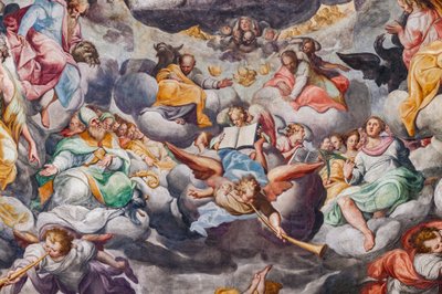 Angels Playing Music (detail) by Camillo Procaccini