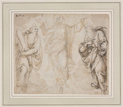 The Transfiguration (recto), Study of Hands (verso) by Camillo Procaccini