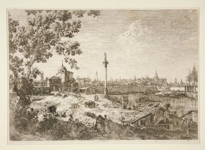 Imaginary View of Padua, from the series Vedute (Views) by Canaletto (Giovanni Antonio Canal)