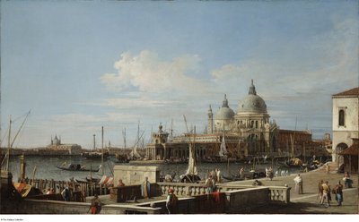 Venice the Dogana and Santa Maria della Salute from the Molo, c. 1740 - 1760 by Canaletto