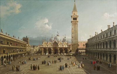 Piazza San Marco by Canaletto