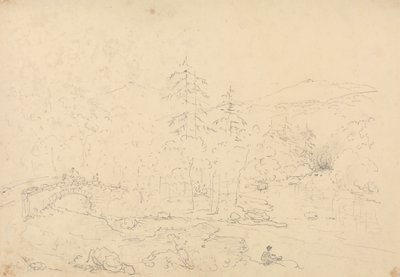 Holne Chase Bridge by Capt. Thomas Hastings