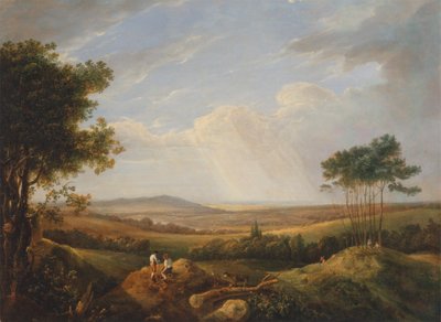 Landscape with Figures by Capt. Thomas Hastings