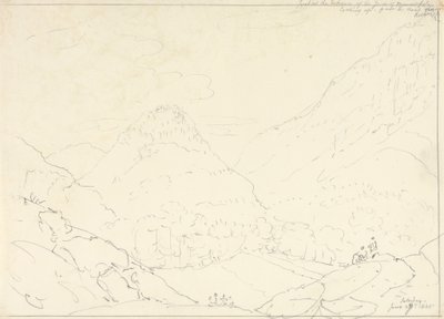The Jaws of Borrowdale, Saturday 27 June 1835 by Capt. Thomas Hastings