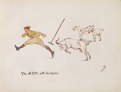 The A.D.C and the Goats (from The Leaguer of Ladysmith, 1900) by Captain Clive Dixon