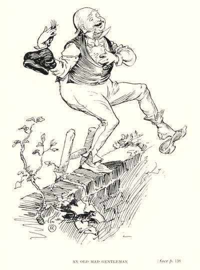 Dickens Character: An Old Mad Gentleman by Captain Edward Henry Handley Read