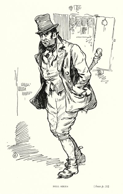 Dickens character: Bill Sikes by Captain Edward Henry Handley Read