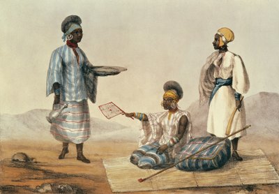Black People of Soudan, Plate from A Narrative of Travels in Northern Africa Engraved by M. Gauci by Captain George Francis Lyon