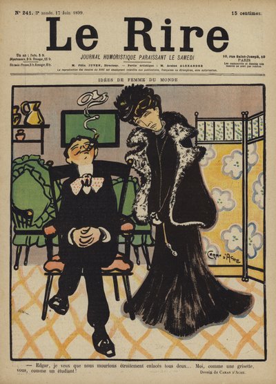 Illustration for Le Rire by Caran d Ache